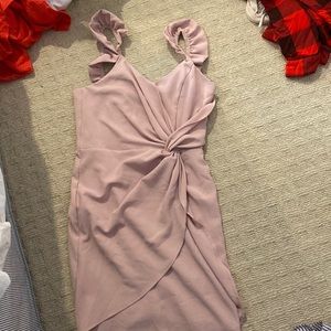 Girls blush mini dress